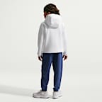 Sudadera con gorro sin cierre de lucha para niños talla grande Nike