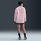 ナイキ スポーツウェア チル ポプリン ウィメンズ ルーズ ロングスリーブ ボタンアップ トップ