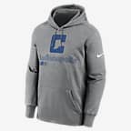 Indianapolis Colts Men’s Nike Therma NFL Pullover Hoodie - Grey Heather