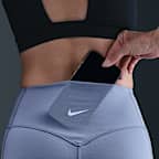 Nike Universa Women's High-Waisted 12.5cm (approx.) Biker Shorts with No Front Seam