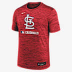 Playera Nike Dri-FIT de la MLB para hombre St. Louis Cardinals Authentic Collection Velocity - Rojo