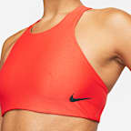 Top de bikini para mujer Nike Hydralock Fusion