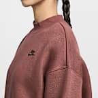 ナイキ スポーツウェア テック フリース ウィメンズ オーバーサイズド クルーネック スウェットシャツ