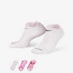 ถุงเท้าลดแรงกระแทกแบบซ่อน Nike Everyday Plus (3 คู่) - หลายสี