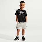 Nike Air Toddler 2-Piece French Terry Shorts Set - Grey