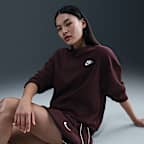 Sudadera de cuello redondo holgada para mujer Nike Sportswear Club Fleece