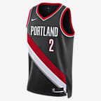 Jersey Nike Dri-FIT de la NBA Swingman para hombre Portland Trail Blazers Icon Edition 2022/23 - Negro