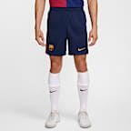 F.C. Barcelona 2024/25 Stadium Home Men's Nike Dri-FIT Football Replica Shorts