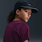Nike One Fitted Older Kids' (Girls') Dri-FIT Short-Sleeve Top