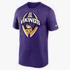 Playera Nike Dri-FIT de la NFL para hombre Minnesota Vikings Legend Icon - Morado