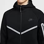 ナイキ テック メンズ フルジップ フリース ウィンドランナー ジャケット リフレクティブ (再帰反射) デザインのアクセント付き