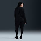 Nike Swift Dri-FIT UV løpeoverdel med kvart glidelås til dame (Plus Size)