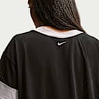 Jersey oversized cropped para mujer Nike Sportswear