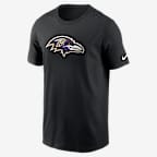 Playera Nike NFL para hombre Baltimore Ravens Logo Essential - Negro