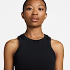 Nike One Fitted Women's Dri-FIT Cropped Tank Top