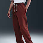 Nike Standard Issue Men's Therma-FIT Brushed Open-Hem Basketball Pants