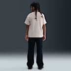 Pantalones con dobladillo abierto para niños talla grande Nike Sportswear Tech Fleece