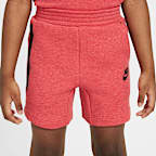 Nike Little Kids' Tech Fleece Tee and Shorts Set