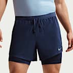 Short de running hybride Dri-FIT Nike Stride 13 cm pour homme