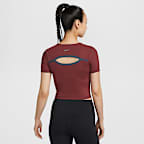 ナイキ ワン フィッテド ウィメンズ Dri-FIT ショートスリーブ トップ