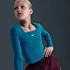 ナイキ スポーツウェア ジュニア (ガールズ) ロングスリーブ スクエアネック トップ