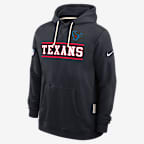 Houston Texans Alt Standard Issue Men's Nike Dri-FIT NFL Pullover Hoodie - Blue