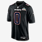Christian Gonzalez New England Patriots Super Bowl LX Men's Nike NFL Game Fashion Jersey - Black