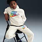 Joggers para niños talla grande Nike Sportswear Club Fleece