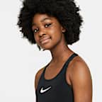Traje de baño de una pieza con espalda deportiva para niña talla grande Nike Swim Effortless Essential