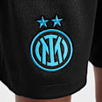 Inter Milan 2025/26 Stadium Home Older Kids' Nike Dri-FIT Football Replica Shorts