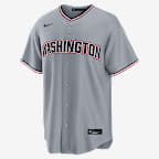 Dylan Crews Washington Nationals Men's Nike MLB Replica Jersey - Grey