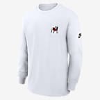 Georgia Bulldogs Legacy Max90 Pocket Men's Nike College Long-Sleeve T-Shirt - White