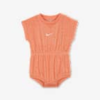 Nike Essentials Baby (0-9M) Jacquard Towel Terry Romper