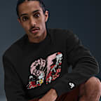 Sudadera de cuello redondo de skateboarding de tejido Fleece Nike SB