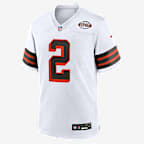 Shedeur Sanders Cleveland Browns Men's Nike NFL Game Jersey - White