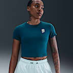 サブリナ ウィメンズ ショートスリーブ クロップド Tシャツ