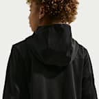 Nike Sportswear-hættetrøje med lynlås til større børn