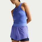 Shorts de correr Dri-FIT de tiro medio 2 en 1 para mujer Nike Swift