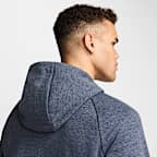 Nike Primary Fleece Sudadera con gorro sin cierre de alto rendimiento Dri-FIT con protección UV para hombre