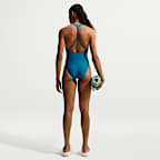 Nike Swim Hydralock Luxe Women's V-Neck One Piece