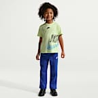 Playera oversized para niños talla pequeña Nike In The Zone