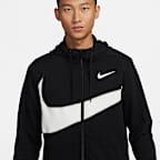 Nike Dri-FIT Men's Fleece Full-Zip Fitness Hoodie