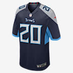 Tony Pollard Tennessee Titans Men's Nike NFL Game Football Jersey - College Navy