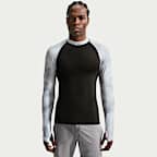 Nike Swim Whitewater Men's Long Sleeve Rashguard Top - Black
