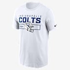 Indianapolis Colts Helmet Essential Men's Nike NFL T-Shirt - White