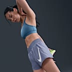 Nike One Swoosh Women's Dri-FIT Mid-Rise Loose 7.5cm (approx.) Brief-Lined Running Shorts