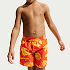 Shorts de vóleibol con forro interior de 13 cm para niños talla pequeña Nike Swim Breaker