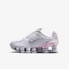 White/Pink Foam/Metallic Silver