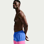 Nike Swim volleyshorts met binnenbroekje voor heren (13 cm)