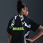 Brazil Premium Goalkeeper Big Kids' Nike Soccer T-Shirt